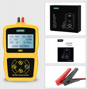 ТЕСТЕР АККУМУЛЯТОРА 12 В AUTOOL BT360 PL
