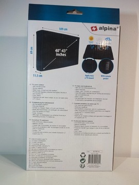 Чехол для уличного телевизора Alpina 40–43 дюйма