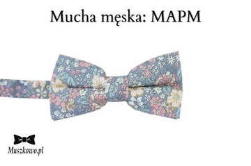 Szelki i mucha męskie WZORY DO WYBORU! GRAFITOWE