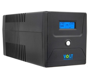 АВАРИЙНЫЙ ИСТОЧНИК ПИТАНИЯ LCD 1000VA 600W 2X7AH + ПРОГРАММА