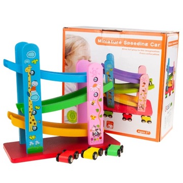 АВТОМОБИЛЬНАЯ ГОРКА, ДЕРЕВЯННАЯ ГОРКА, 3 МАШИНЫ