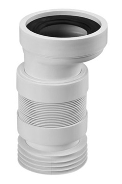 MCALPINE Rura WC harmonijkowa z mimośrodemL24-33cm