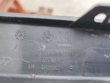 LIŠTA NÁRAZNÍKU LEVÝ PŘEDNÍ OPEL ASTRA H III 13121993