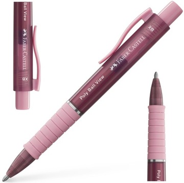 FABER-CASTELL Długopis automatyczny z niebieskim wkładem Poly Ball XB View