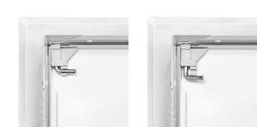 Дверь ревизионная металлическая 25х60см с замком/защелкой