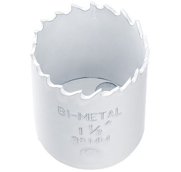 БИМЕТАЛЛИЧЕСКАЯ КОРОНКА ДЛЯ ДЕРЕВА И МЕТАЛЛА 38 мм