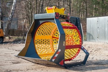 Просеиватель барабанный, ковш гидравлический ПСБ-500