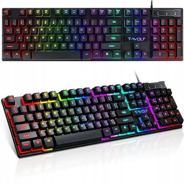 КЛАВИАТУРА КОВРИК ДЛЯ МЫШИ НАУШНИКИ RGB НАБОР