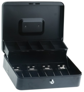 КАССЕТНАЯ КАССЕТА ДЛЯ ДЕНЕГ С ЗАЖИМОМ ДЛЯ БАНКНОТ 30 x 24см МОНЕТА