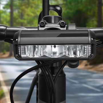 ПЕРЕДНЯЯ ФОНАРЬ ДЛЯ ВЕЛОСИПЕДА НА РУЛЕ СВЕТОДИОДНОЕ ОСВЕЩЕНИЕ USB АККУМУЛЯТОР 900LM