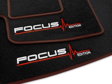 Velurové Koberce Ford Focus MK4 (2018-...) 4x Focus Edition