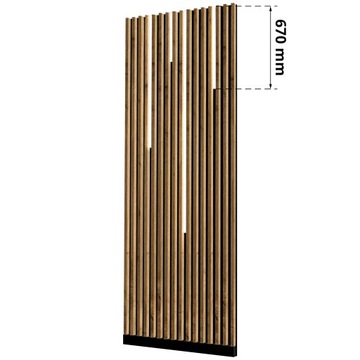 LAMPA LINIOWA LED DO LAMELI NA PŁYCIE FILCU ŚWIETLÓWKA SLIM DŁ. 67 cm