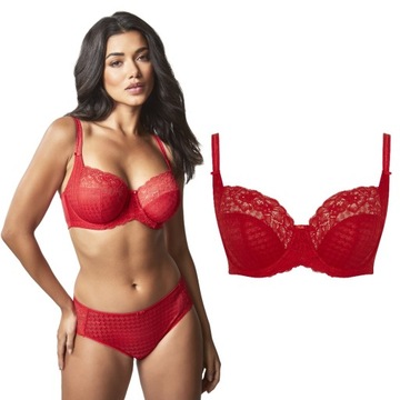 75FF 34FF Panache Envy biustonosz Poppy Red soft