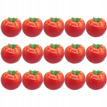 Sztuczny Pomidor Mini Dekoracja Owoc 15 Szt