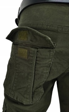 БРЮКИ-КАРГО МУЖСКИЕ, Оливково-зеленые W46. ТАЛИЯ: 112-114 СМ.