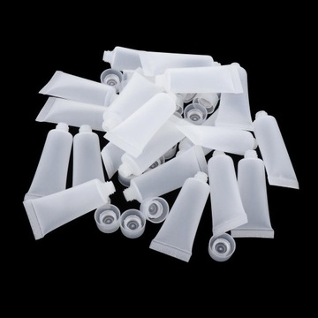 20 пустых флаконов с сжимаемыми трубками для лосьона «сделай сам», 10 мл