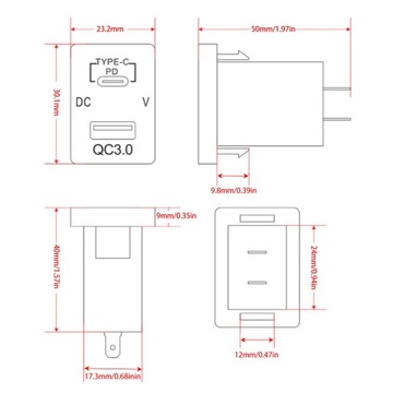 АВТОМОБИЛЬНОЕ ЗАРЯДНОЕ УСТРОЙСТВО USB 12В-24В