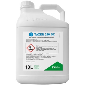 TAZER 250 SC 10L MĄCZNIAK GRZYB AZOKSYSTROBINA OPRYSK CHOROBY GRZYBOWE