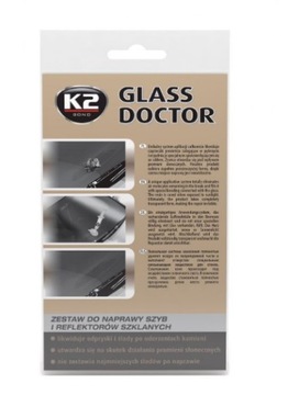 K2 GLASS DOCTOR Zestaw do naprawy szyb, odprysków