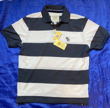 Abercrombie & Fitch ORYGINALNE POLO W PASKI/ M