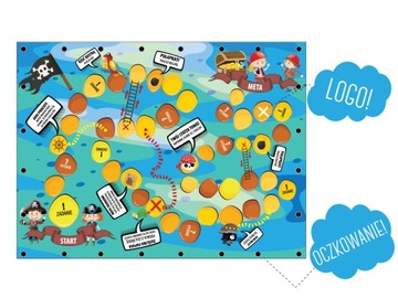 Коврик ИГРА в саду напольный ПИРАТЫ 4х3 метра ХИТ