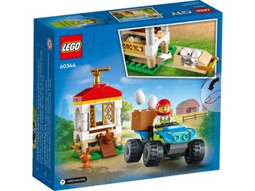 LEGO City 60344 City - Kurnik z kurczakami