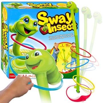 GRA ZRĘCZNOŚCIOWA Tańczący Robak Gibający Robaczek RZUT DO CELU Prezent