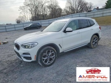 BMW X3 G01 2021 BMW X3 2021r., Sdrive30i, 2L, od ubezpieczalni 2.0 Benzyna 251KM