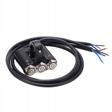 22mm Przełącznik motocyklowy 3 przyciski