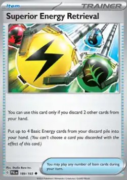 Karta Pokemon Superior Energy Retrieval (PAL 189) 189/193