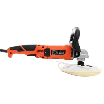 АВТОПОЛИРОВАЛЬНАЯ МАШИНА С РЕГУЛИРОВКОЙ 2600ВТ 180ММ + ДИСК + ВОЙЛОК