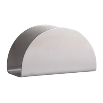 Hollow Out Tissue Paper Towel Holder Stand Triangle/Semicircle Bracket for