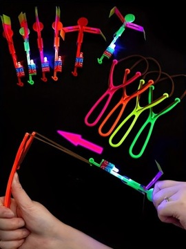 Волшебные светодиодные фонари, летающий ракетный вертолет со стрелами,