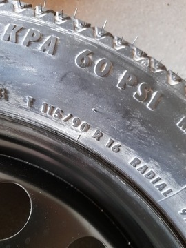 BMW E46 98-05R. KOLO DOJEZDOVÉ DOJEZDOVDOJEZDOVÉ 16 PALCŮ 115/90R16