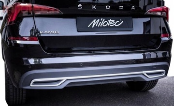 Atrapa końcówki wydechu, Skoda Kamiq, 2019- , ALU