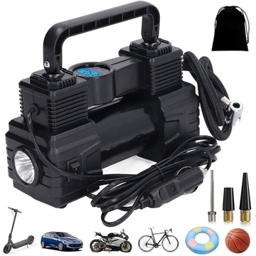 MAŁY PRZENOŚNY MINI POMPKA DO OPON, POMPKA DO OPON SAMOCHODOWYCH 150 PSI