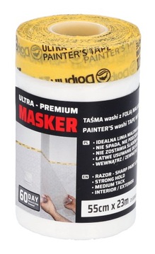 Masker – Taśma Washi z Folią Malarską 55cm x 23m