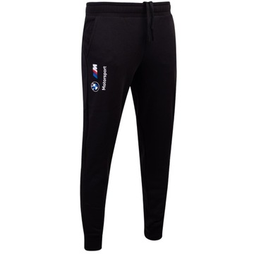 PUMA MĘSKIE SPODNIE DRESOWE BMW MMS ESS PANTS FLEECE CZARNE r.L