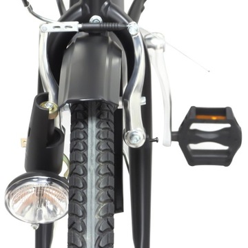 24-CALOWY CZARNY DOROSłY ROWER TRóJKOłOWY Z KOSZEM