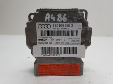 STEROWNIK AIRBAG CZUJNIKI AUDI A4 B7 8E0959655G
