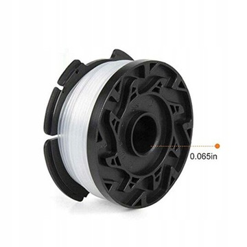 SZPULA WYMIENNA ŻYŁKA 6SZT DO BLACK&DECKER +OSŁONY