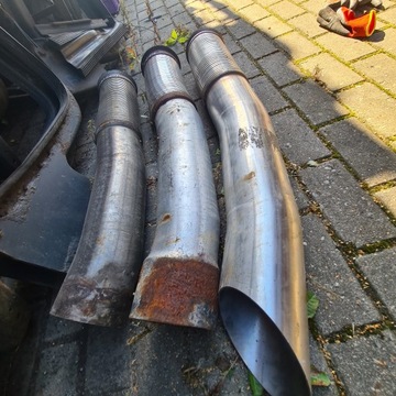 ГИБКАЯ выхлопная труба, глушитель каталитического нейтрализатора Actros MP 2 MP 3