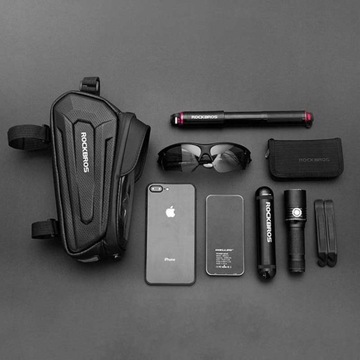 СУМКА ROCKBROS ВЕЛОСИПЕДНАЯ СУМКА С ЧЕХОЛОМ ДЛЯ ТЕЛЕФОНА 1,5 Л БРОНИРОВАННАЯ КАРКАСНАЯ СУМКА