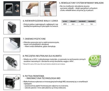 TRODAT PRINTY STAMP 4912 СЕРЫЙ + ДИЗАЙН ЛАСТИКА