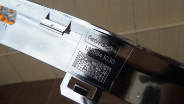 LIŠTA NÁRAZNÍKU PŘEDNÍ CHRÓM PEUGEOT 607 FACELIFT 04-09