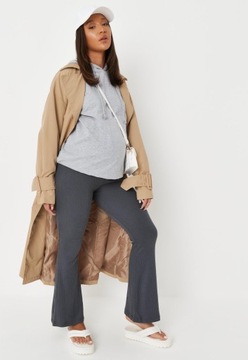 R30P010 СЕРАЯ Кофта для беременных, КАПЮШОН, MISSGUIDED 38