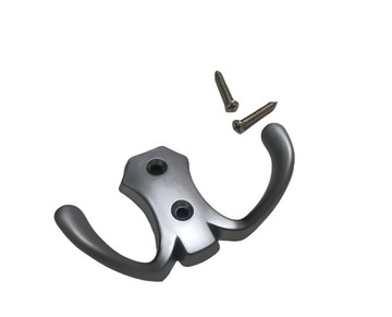 WIESZAK MEBLOWY 2 haki ALUMINIUM
