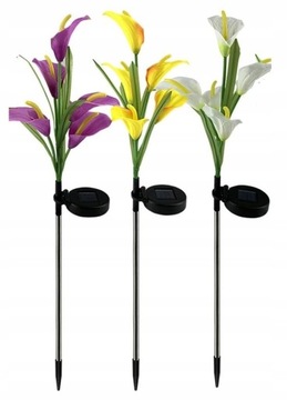 2x светодиодные солнечные лампы ЦВЕТЫ САДОВЫЙ ЦВЕТОК