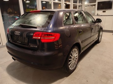 Audi A3 8P Hatchback 3d 2.0 TDI CR 140KM 2009 Audi A3 Pierwszy właściciel, 2.0 TDI, Automat, Serwis, zdjęcie 2