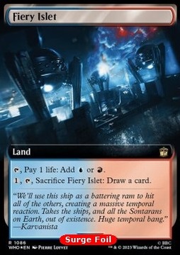 Karta Magic: The Gathering Fiery Islet (V.3) WIZARDS OF THE COAST